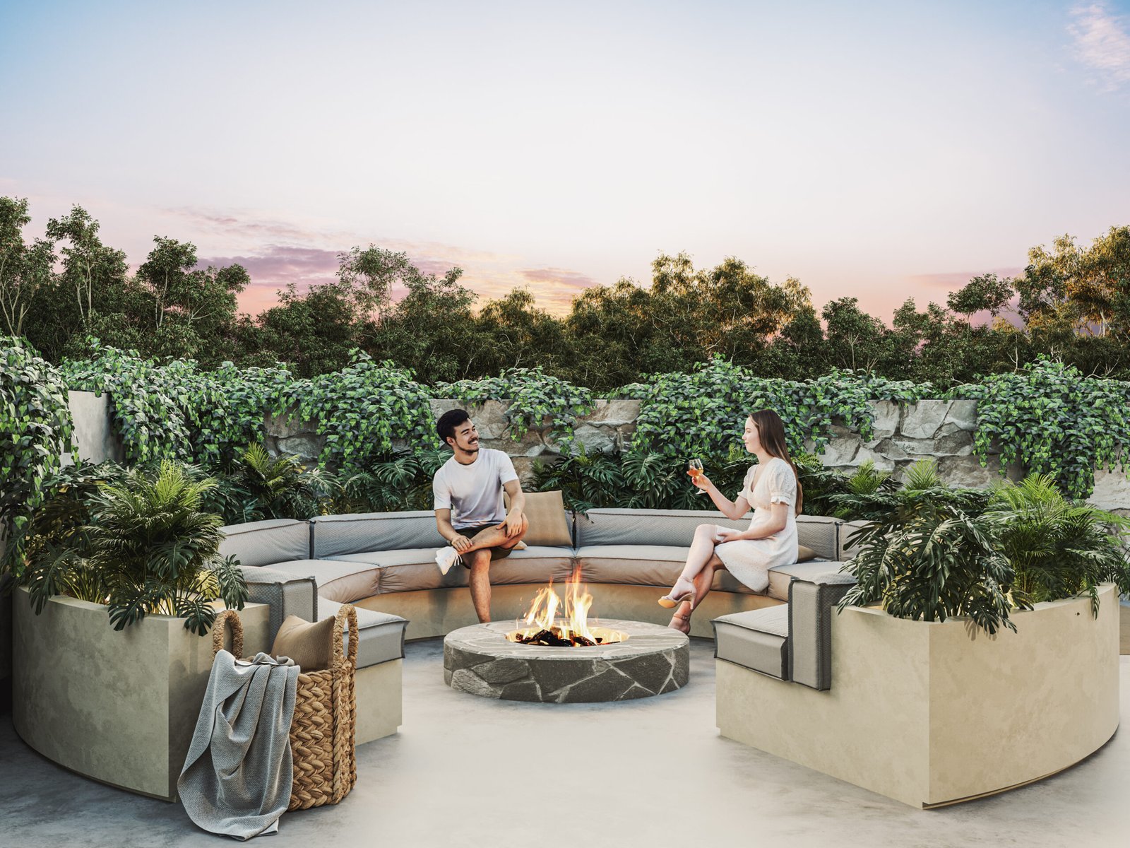 10 – SUNSET FIRE PIT