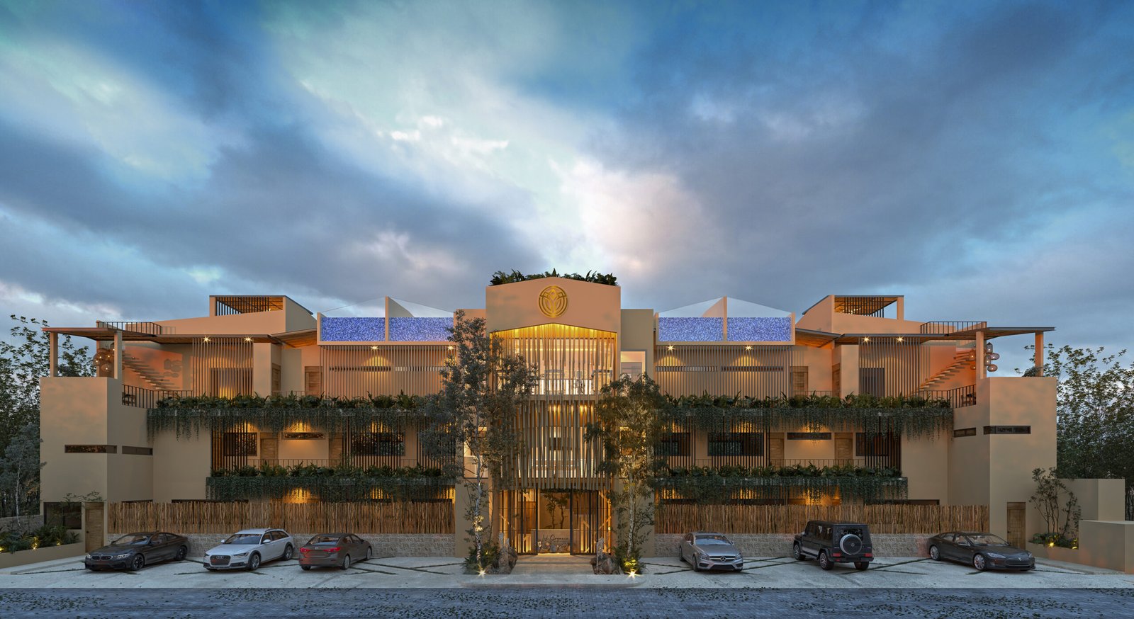 1.- 2D fachada principal