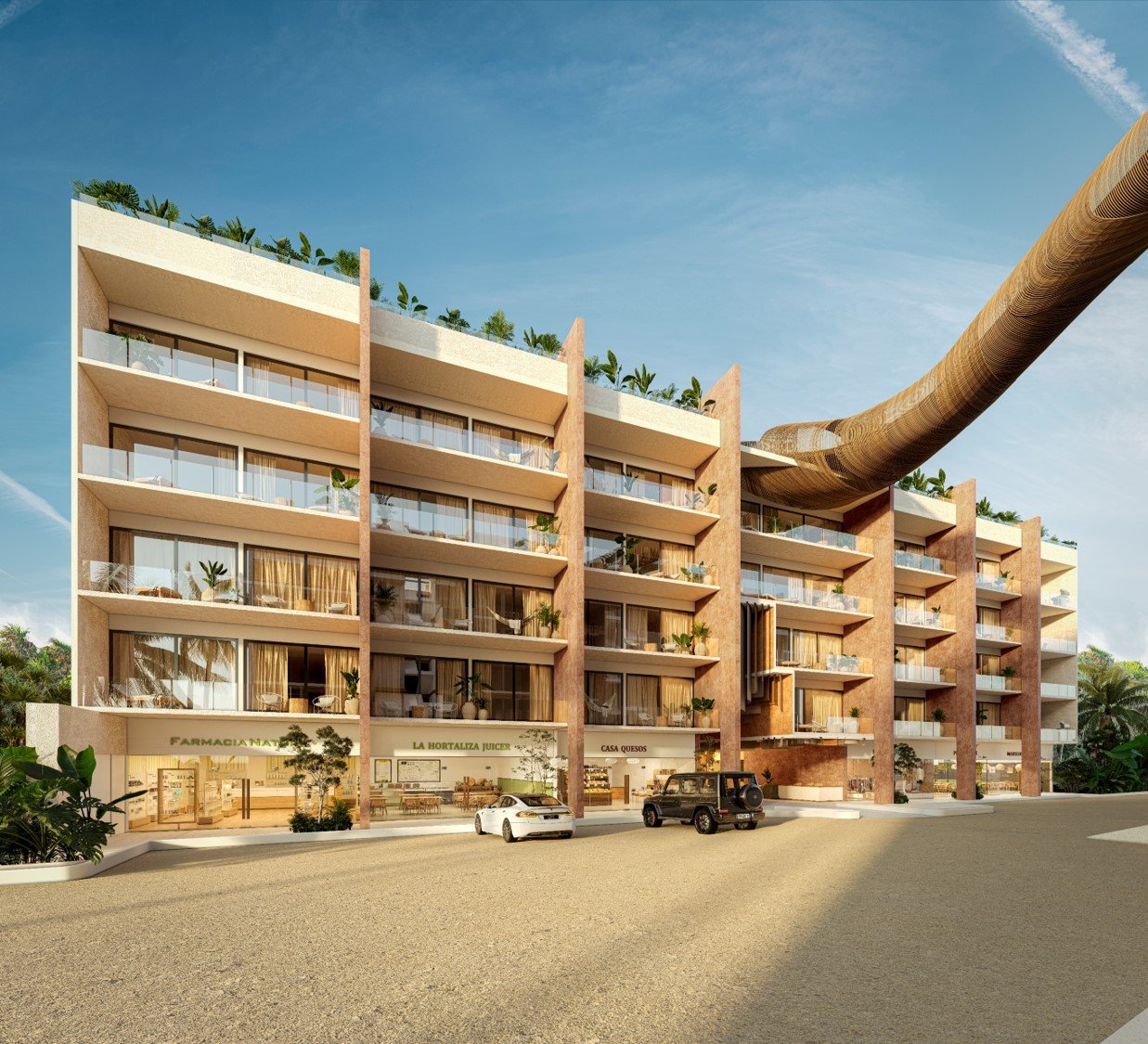 3. Facade commercial