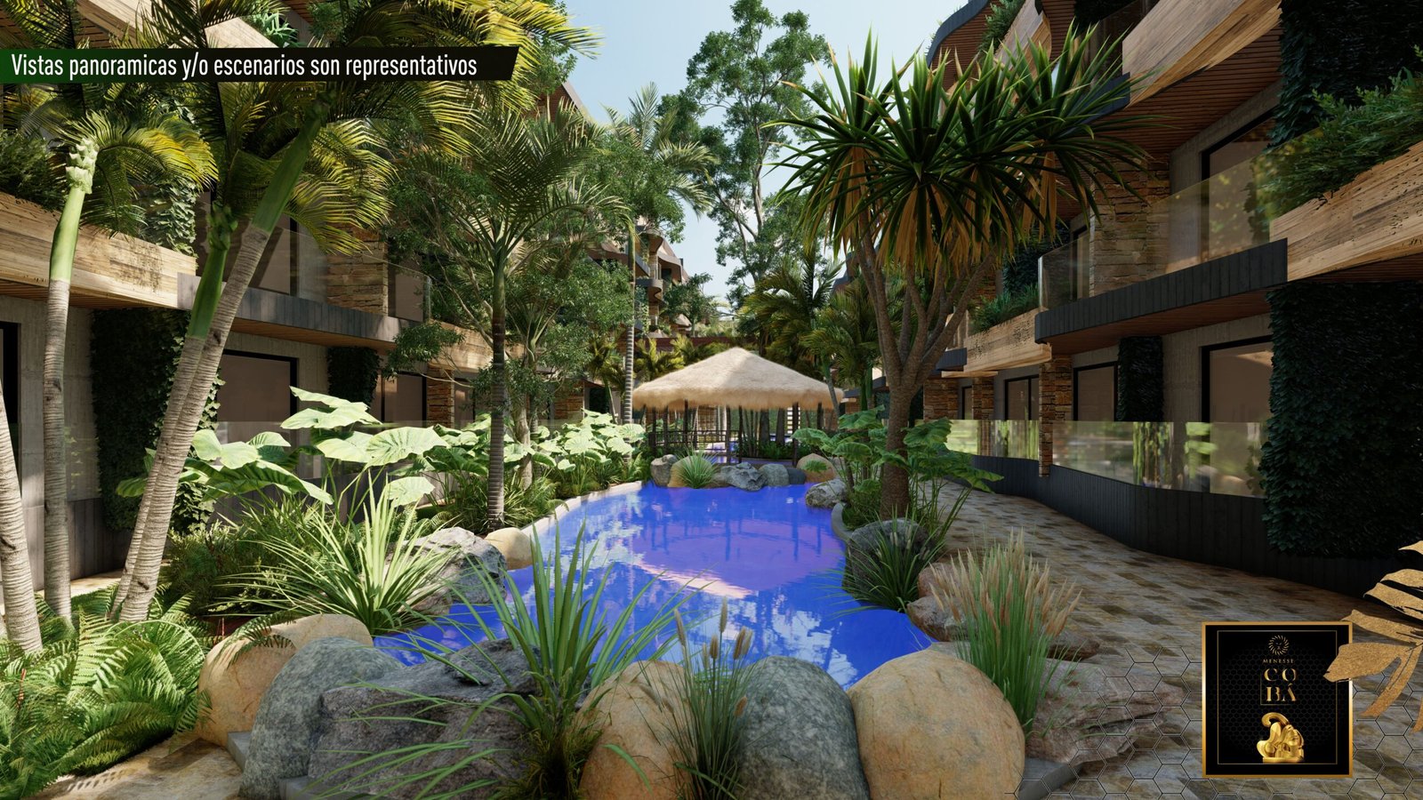 ALBERCA CENTRAL MENESSE COBA