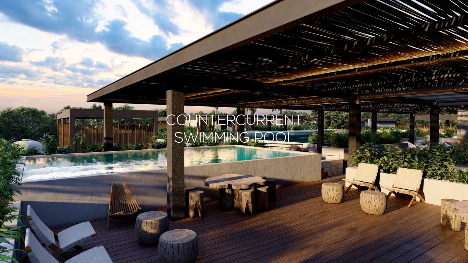 COUNTERCURRENT SWIMMING POOL_